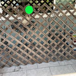 4’x8’ Redwood Trellis