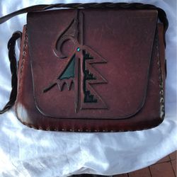 Leather Hand Crafted Purse