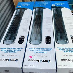 Omnibreeze 40 Inch Variable Speed Oscillating Tower Fan 