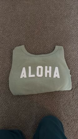 Aloha Graphic Crewneck Sweatshirt