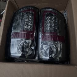 2002 To 2006 Dodge Ram LED Taillights Luces Traseras Focos Faros Micas Calavares 