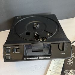 KODAK Carousel 4400 Slide Projector Lens Tray Remote Original Box Instructions