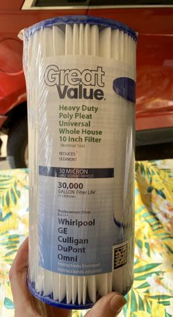 Pleated Replacement Filter Whirlpool GE Culligan Dupont Omni