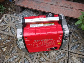 Honda generator EM 1600