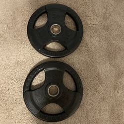 Olympic Weight Plates - Pair of 35s - Total 70 Pounds 