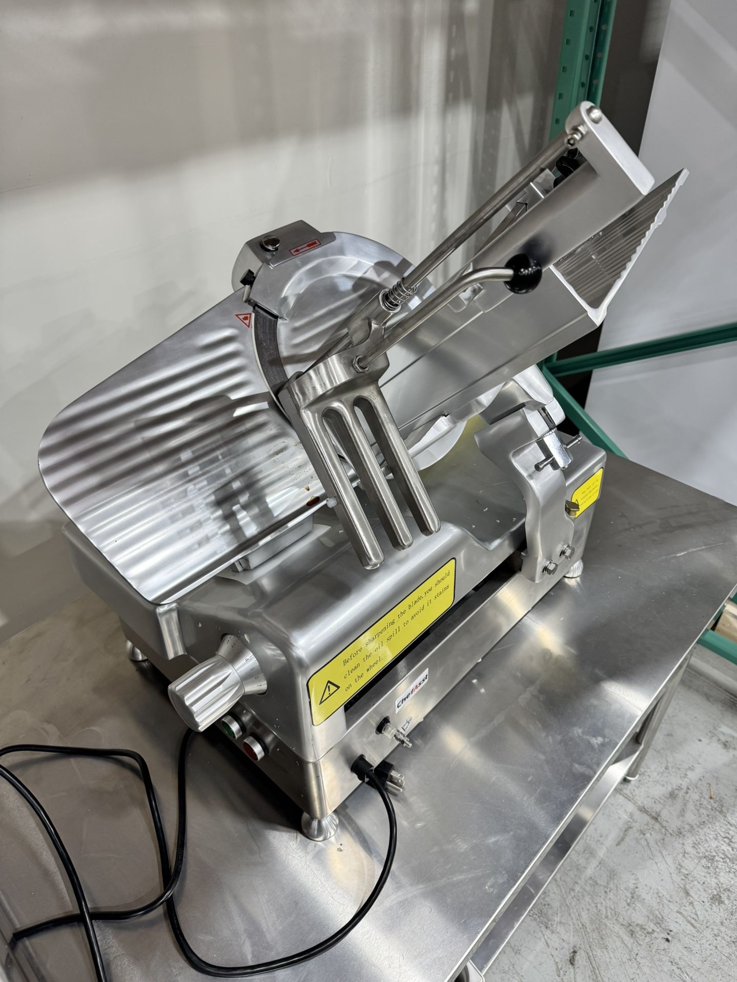 NSF 🔪 ChefAsst Automatic Meat Slicer HB‑320 (Dual 370W Motors) NEW