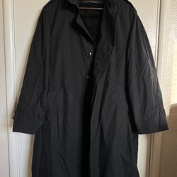 DSCP Quarterdeck Collection Navy Men's Acry Lined Long Military Trench Coat 44R