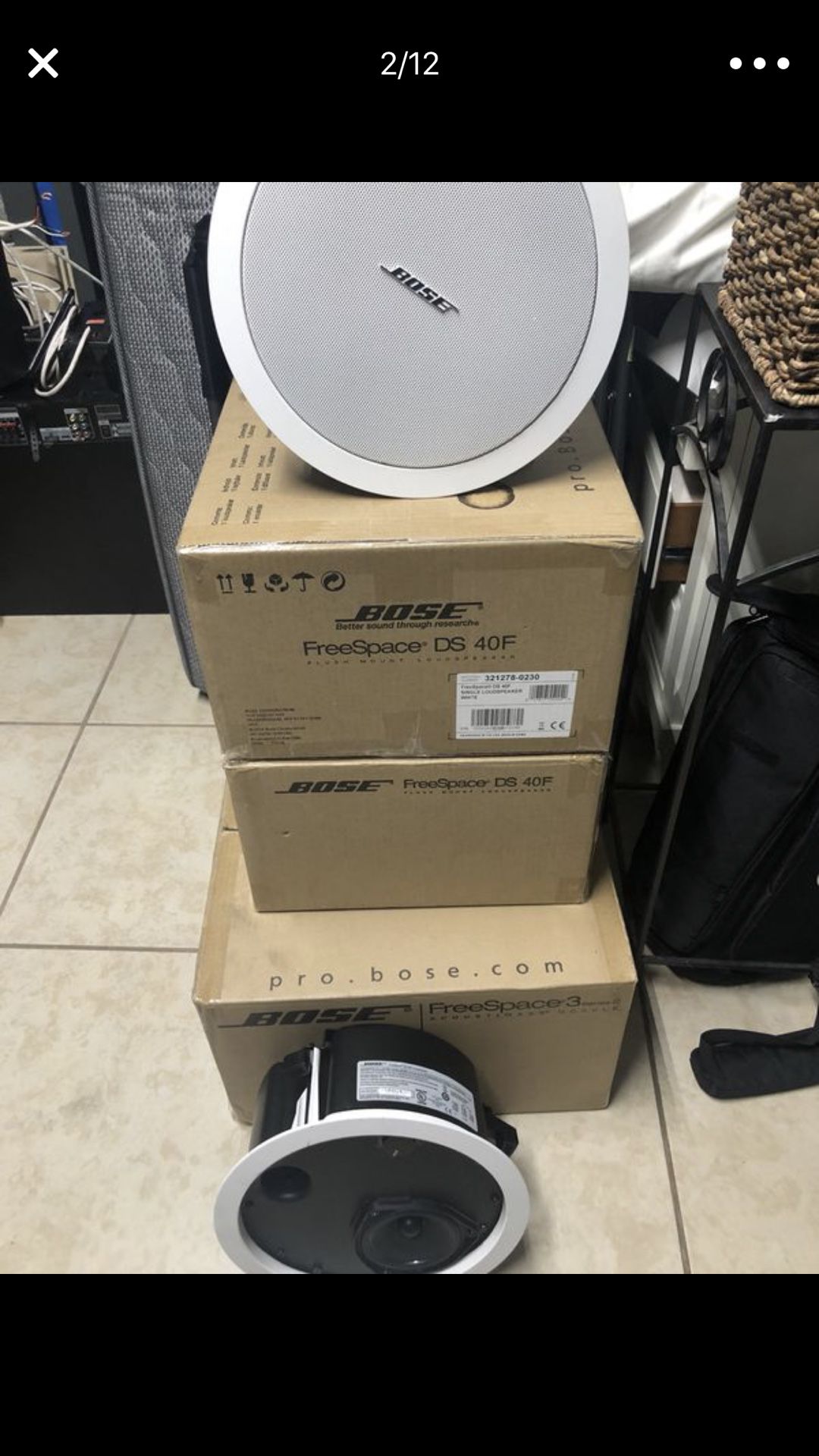 Bose free space ceiling speakers DS40F for Sale in North Las 