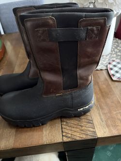 steel toe carheartt boots, new