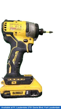 Dewalt Dcf809 Yellow Cordless Impact Drill