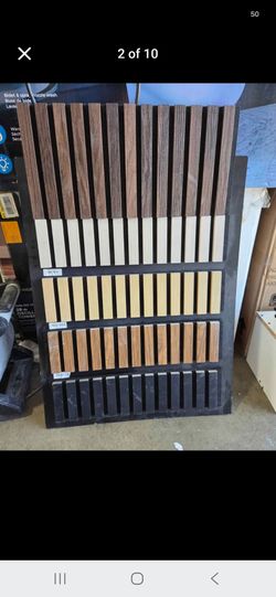Wall panel slat
