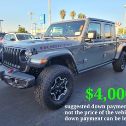 2023 Jeep Gladiator Rubicon E-Z Financing!9I6-585-II98