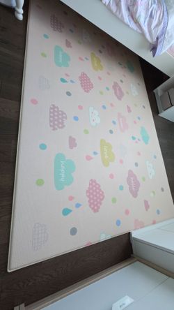 Play Mat for Children (Happy Clouds Design)