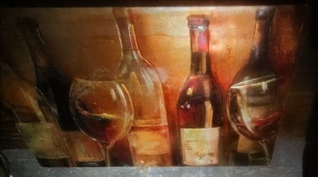 a still life painting titled "Cellar Whites" by the artist Marilyn Hageman.