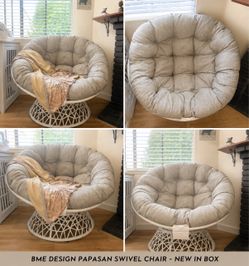 BME Design Papasan Swivel Chair