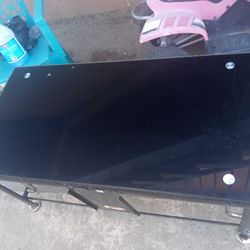 Glass Table And Weight Bench