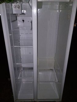 Refrigerator, side by side, full size