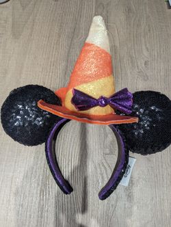 Disney Parks Candy Corn Halloween Mickey Minnie Headband