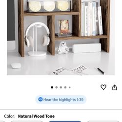  Desktop Organizer Office Storage Rack Adjustable  Shelf Free Style Double H,