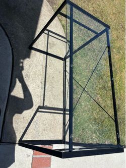 Glass desk