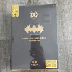 In Hand, Brand New, Never Opened - McFarlane - DC - Batman - Dark Knights of Steel - Patina Edition - McFarlane Store Exclusive - 6” Inch Action Figur