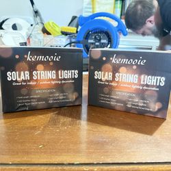 Patio String Lights -Solar Powered
