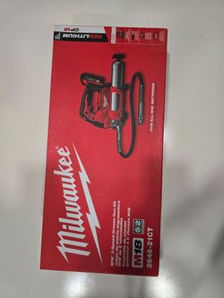 Milwaukee M18 Grease Gun With Battery And Charger