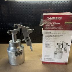 Husky siphon feed general Purpose Paint Spray Gun Model # H4920SSG