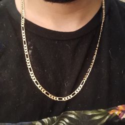 14k Gold Filled Figaro Chain 24"