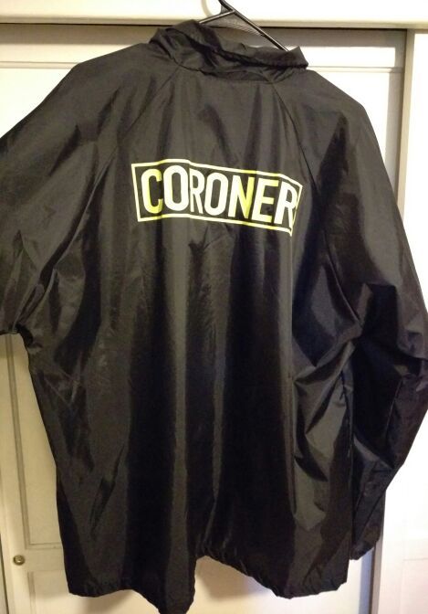 Coroner Windbreaker Jacket XL Halloween Costume
