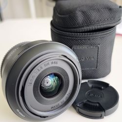 Sigma 19mm f2.8 DN Art for Sony E/APS-C - Black (not Fullframe)