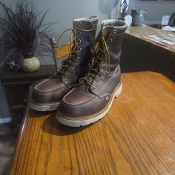 Work Boots Made In USA Size 10 D 