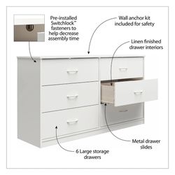 Classic Drawer Dresser  “grey”