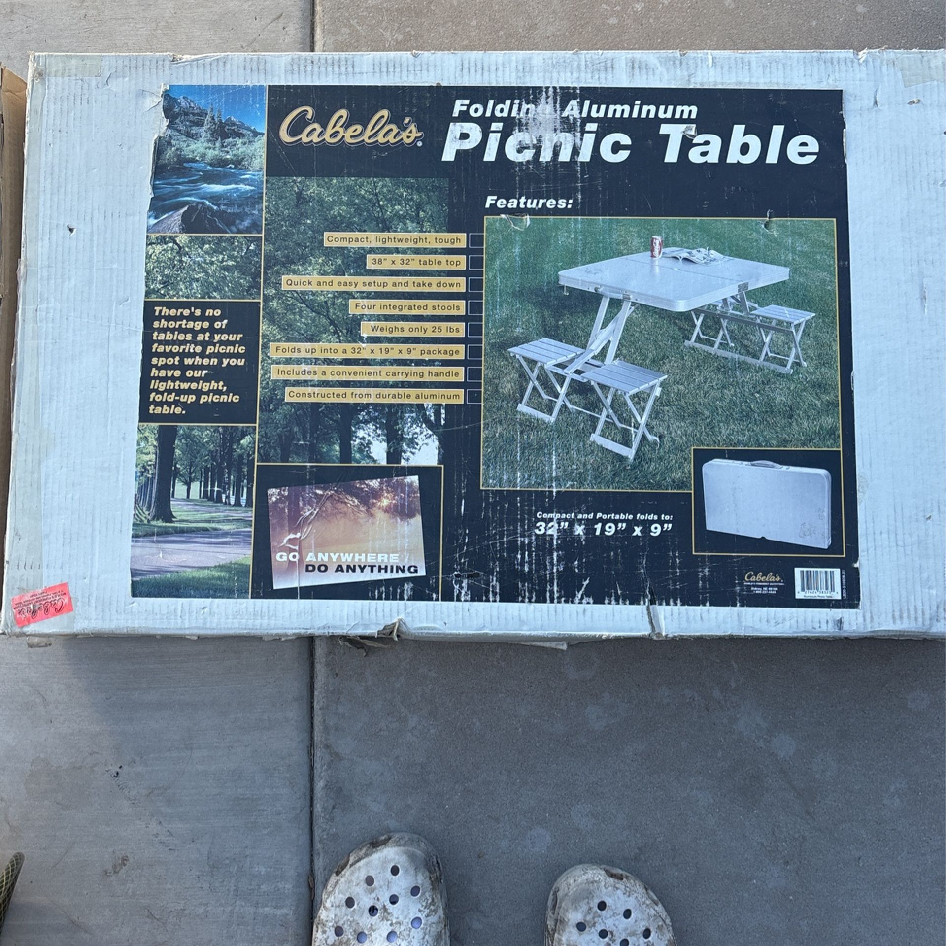 folding picnic table