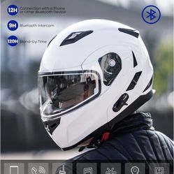 ILM Bluetooth Integrated Modular Flip up Full Face Motorcycle Helmet Sun Shield Mp3 Intercom Model 953/953 PRO