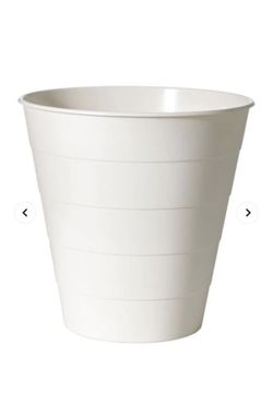 Ikea Fniss 10 Lt 28 Cm Trash Bin Home Office Bin White