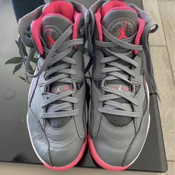 Jordan 6 Rings GS grey hot pink snickers us 9