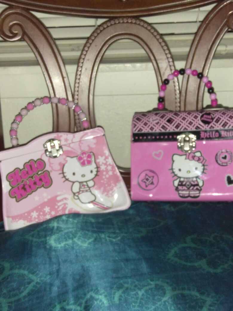Hello Kitty tin purses