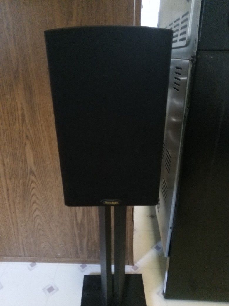 Two Spekers With Stand