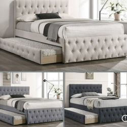 Fulltwin beige Frenchi double with ortho Matres!