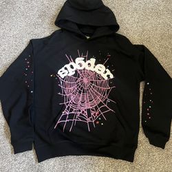 Sp5der Worldwide Black Hoodie