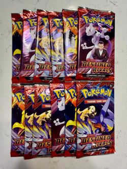 Pokemon Destined Rivals Booster Packs – 12 Available