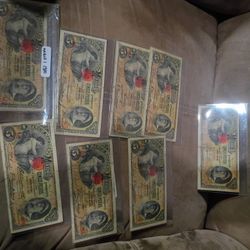 Currency Collectors Mexico Bills 1910 ,1914 Early 1900's  