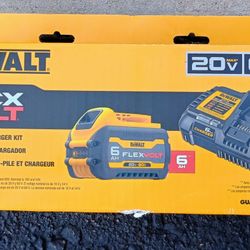 DEWALT Flex Volt 6AH 20V/60V Battery and Charger Kit(DCB606C)(NEW)