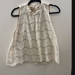 Cream Lace Blouse 