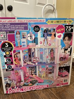  Barbie DreamHouse Dollhouse with 75+ Accessories and