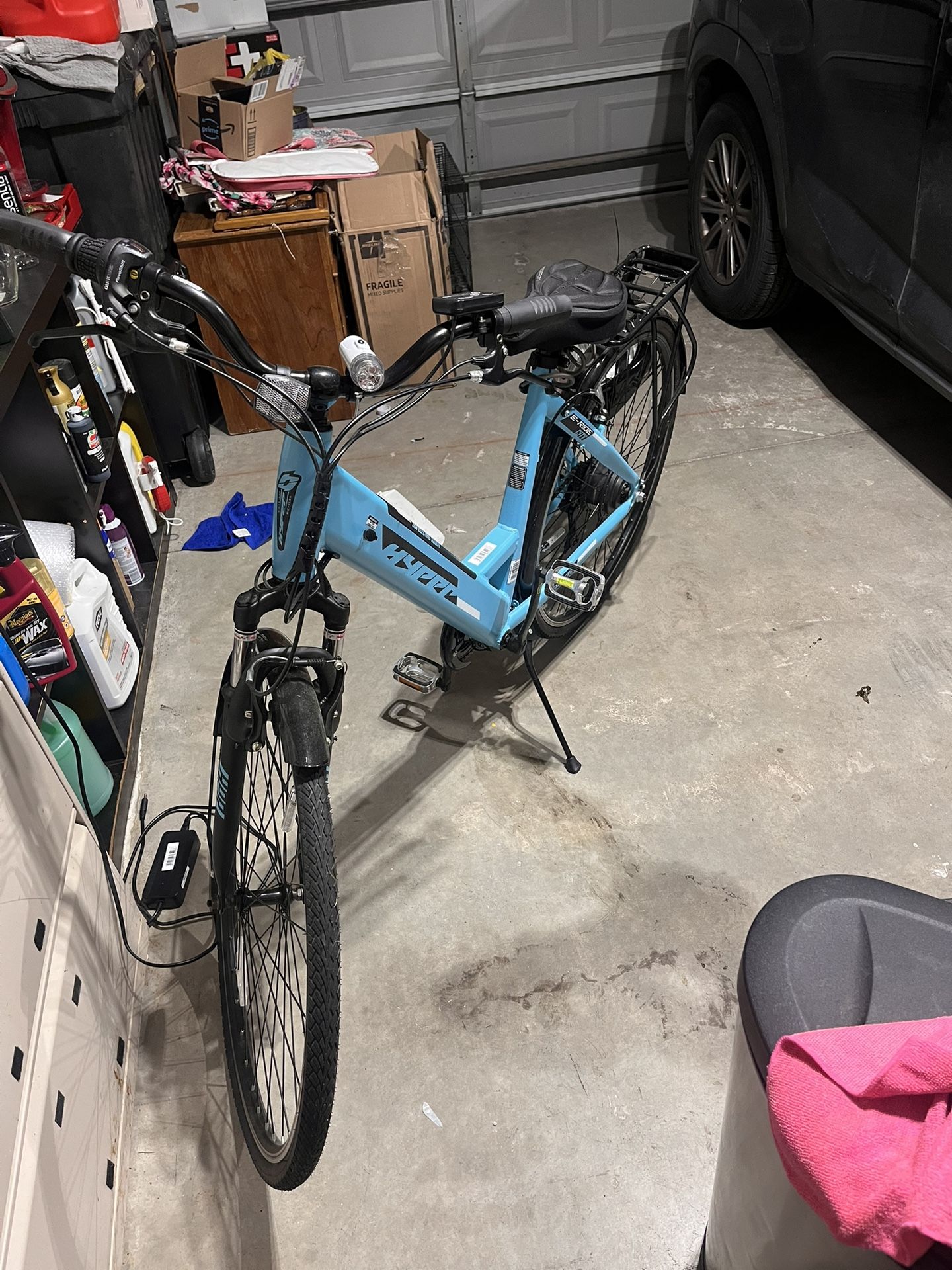 Hyper E-Ride 700C 36V 250W City Electric Assist Bike - Blue