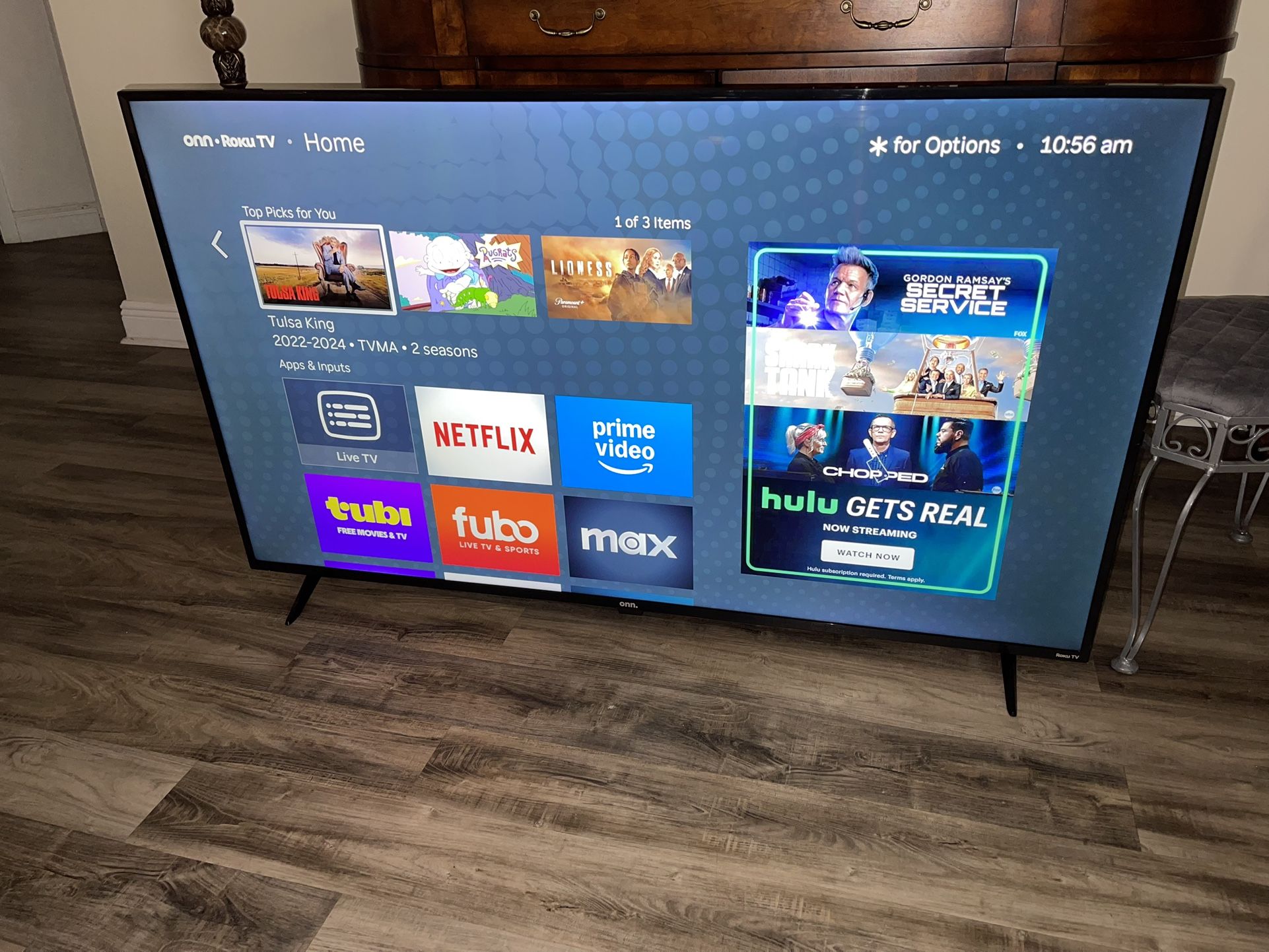 ONN 60” Roku Smart TV 4K UHD HDR With New Remote Control $180 Firm On Price
