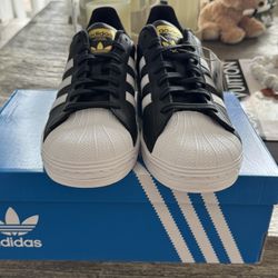 Adidas Superstar Black White Stripes  