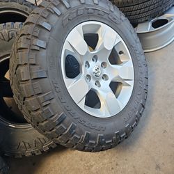18 Inch Rims Ram 6 Lug 6x139 6x5.5 On Used Tires 275 70 18 